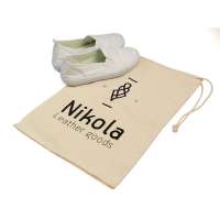 Wholesale Large Organic Printed Grocery Drawstring For Handbag Dust Shoe Cotton Carry Bag